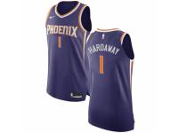Men Nike Phoenix Suns #1 Penny Hardaway Purple Road NBA Jersey - Icon Edition