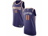 Men Nike Phoenix Suns #11 Jamal Crawford Purple NBA Jersey - Icon Edition