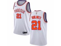 Men Nike Phoenix Suns #21 Richaun Holmes White NBA Jersey - Association Edition