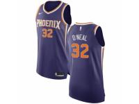Men Nike Phoenix Suns #32 Shaquille ONeal Purple Road NBA Jersey - Icon Edition
