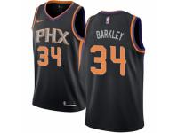 Men Nike Phoenix Suns #34 Charles Barkley  Black Alternate NBA Jersey Statement Edition