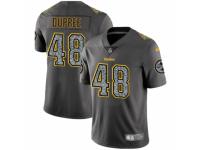 Men Nike Pittsburgh Steelers #48 Bud Dupree Gray Static Vapor Untouchable Game NFL Jersey