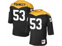Men Nike Pittsburgh Steelers #53 Maurkice Pouncey Black 1967 Home Throwback NFL Jersey