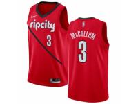 Men Nike Portland Trail Blazers #3 C.J. McCollum Red  Jersey - Earned Edition