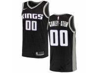Men Nike Sacramento Kings #0 Willie Cauley-Stein  Black NBA Jersey Statement Edition