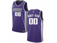 Men Nike Sacramento Kings #0 Willie Cauley-Stein Purple Road NBA Jersey - Icon Edition