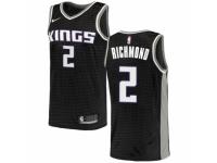 Men Nike Sacramento Kings #2 Mitch Richmond Black NBA Jersey Statement Edition