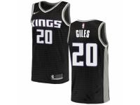 Men Nike Sacramento Kings #20 Harry Giles  Black NBA Jersey Statement Edition