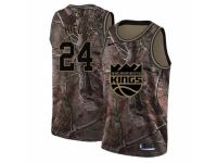 Men Nike Sacramento Kings #24 Buddy Hield Swingman Camo Realtree Collection NBA Jersey