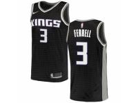 Men Nike Sacramento Kings #3 Yogi Ferrell Black NBA Jersey Statement Edition