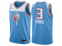 Men Nike Sacramento Kings #3 Yogi Ferrell Blue NBA Jersey - City Edition
