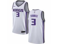 Men Nike Sacramento Kings #3 Yogi Ferrell White NBA Jersey - Association Edition