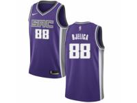 Men Nike Sacramento Kings #88 Nemanja Bjelica Purple NBA Jersey - Icon Edition