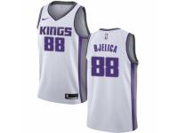 Men Nike Sacramento Kings #88 Nemanja Bjelica White NBA Jersey - Association Edition