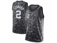 Men Nike San Antonio Spurs #2 Kawhi Leonard  Camo NBA Jersey - City Edition