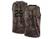 Men Nike San Antonio Spurs #25 Jakob Poeltl Swingman Camo Realtree Collection NBA Jersey