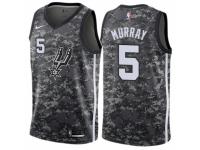 Men Nike San Antonio Spurs #5 Dejounte Murray  Camo NBA Jersey - City Edition