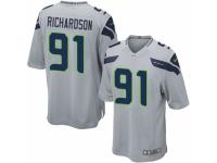 Men Nike Seattle Seahawks #91 Sheldon Richardson Game Grey Alternate NFL Jersey
