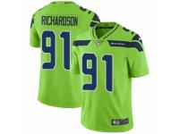 Men Nike Seattle Seahawks #91 Sheldon Richardson Limited Green Rush Vapor Untouchable NFL Jersey
