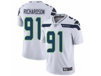 Men Nike Seattle Seahawks #91 Sheldon Richardson White Vapor Untouchable Limited Player NFL Jersey