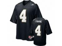 Men Nike Southern Mississippi Golden Eagles #4 Brett Favre Black Authentic NCAA Jersey