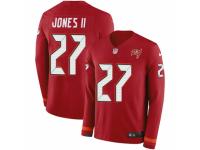 Men Nike Tampa Bay Buccaneers #27 Ronald Jones II Limited Red Therma Long Sleeve NFL Jersey
