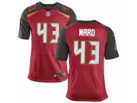 Men Nike Tampa Bay Buccaneers #43 T.J. Ward Elite Red Team Color NFL Jersey