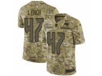Men Nike Tampa Bay Buccaneers #47 John Lynch Limited Camo 2018 Salute to Service NFL Jersey