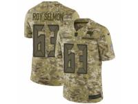 Men Nike Tampa Bay Buccaneers #63 Lee Roy Selmon Limited Camo 2018 Salute to Service NFL Jersey