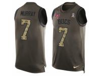 Men Nike Tampa Bay Buccaneers #7 Patrick Murray Green Salute to Service Tank Top NFL Jersey