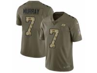 Men Nike Tampa Bay Buccaneers #7 Patrick Murray Limited Olive/Camo 2017 Salute to Service NFL Jersey