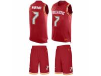 Men Nike Tampa Bay Buccaneers #7 Patrick Murray Red Tank Top Suit NFL Jersey
