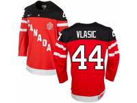 Men Nike Team Canada #44 Marc-Edouard Vlasic Premier Red 100th Anniversary Olympic Hockey Jersey