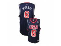 Men Nike Team USA #6 Tracy McGrady Swingman Navy Blue Summer Olympics Basketball Jersey