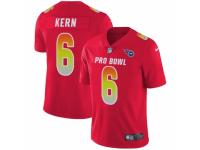 Men Nike Tennessee Titans #6 Brett Kern Limited Red AFC 2019 Pro Bowl NFL Jersey