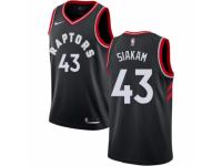 Men Nike Toronto Raptors #43 Pascal Siakam  Black Alternate NBA Jersey Statement Edition