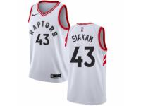 Men Nike Toronto Raptors #43 Pascal Siakam White NBA Jersey - Association Edition