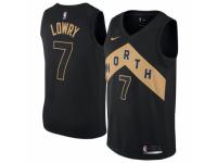 Men Nike Toronto Raptors #7 Kyle Lowry  Black NBA Jersey - City Edition