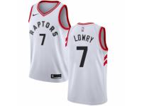 Men Nike Toronto Raptors #7 Kyle Lowry White NBA Jersey - Association Edition