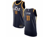 Men Nike Utah Jazz #11 Dante Exum Navy Blue Road NBA Jersey - Icon Edition