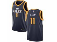 Men Nike Utah Jazz #11 Dante Exum  Navy Blue Road NBA Jersey - Icon Edition