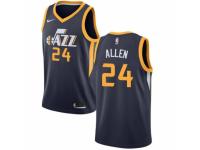 Men Nike Utah Jazz #24 Grayson Allen  Navy Blue NBA Jersey - Icon Edition
