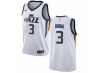 Men Nike Utah Jazz #3 Ricky Rubio  NBA Jersey - Association Edition