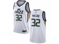 Men Nike Utah Jazz #32 Karl Malone  NBA Jersey - Association Edition