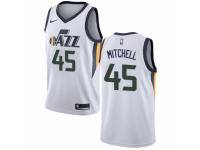 Men Nike Utah Jazz #45 Donovan Mitchell  NBA Jersey - Association Edition