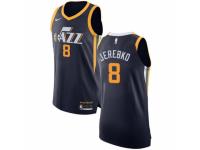 Men Nike Utah Jazz #8 Jonas Jerebko Navy Blue Road NBA Jersey - Icon Edition