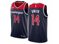 Men Nike Washington Wizards #14 Jason Smith  Navy Blue NBA Jersey Statement Edition