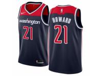 Men Nike Washington Wizards #21 Dwight Howard  Navy Blue NBA Jersey Statement Edition