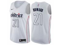 Men Nike Washington Wizards #21 Dwight Howard White NBA Jersey - City Edition