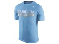 Men North Carolina Tar Heels Nike Basketball Practice Performance T-Shirt - Carolina Blue